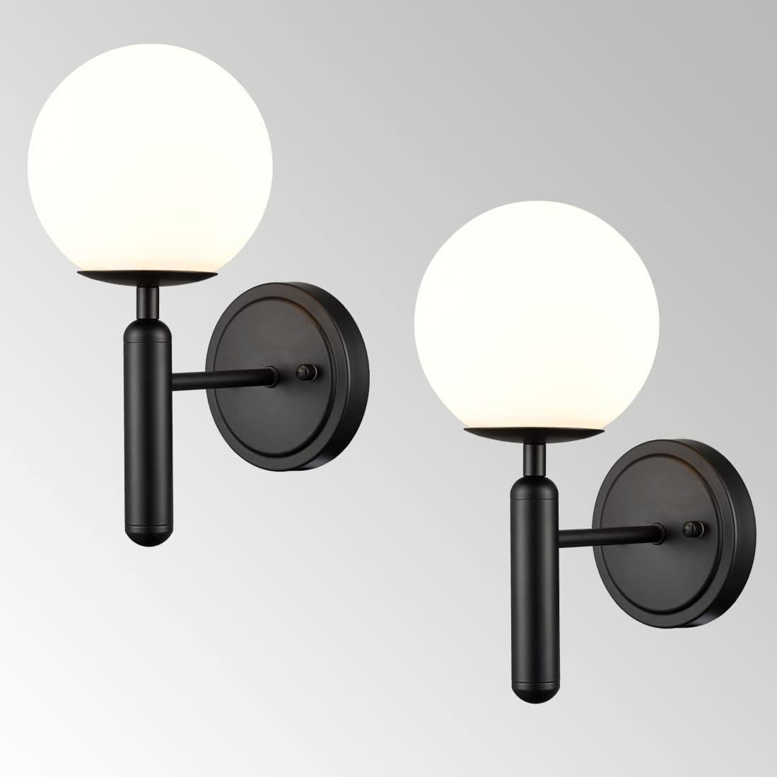 Black Vanity Light Set of 2