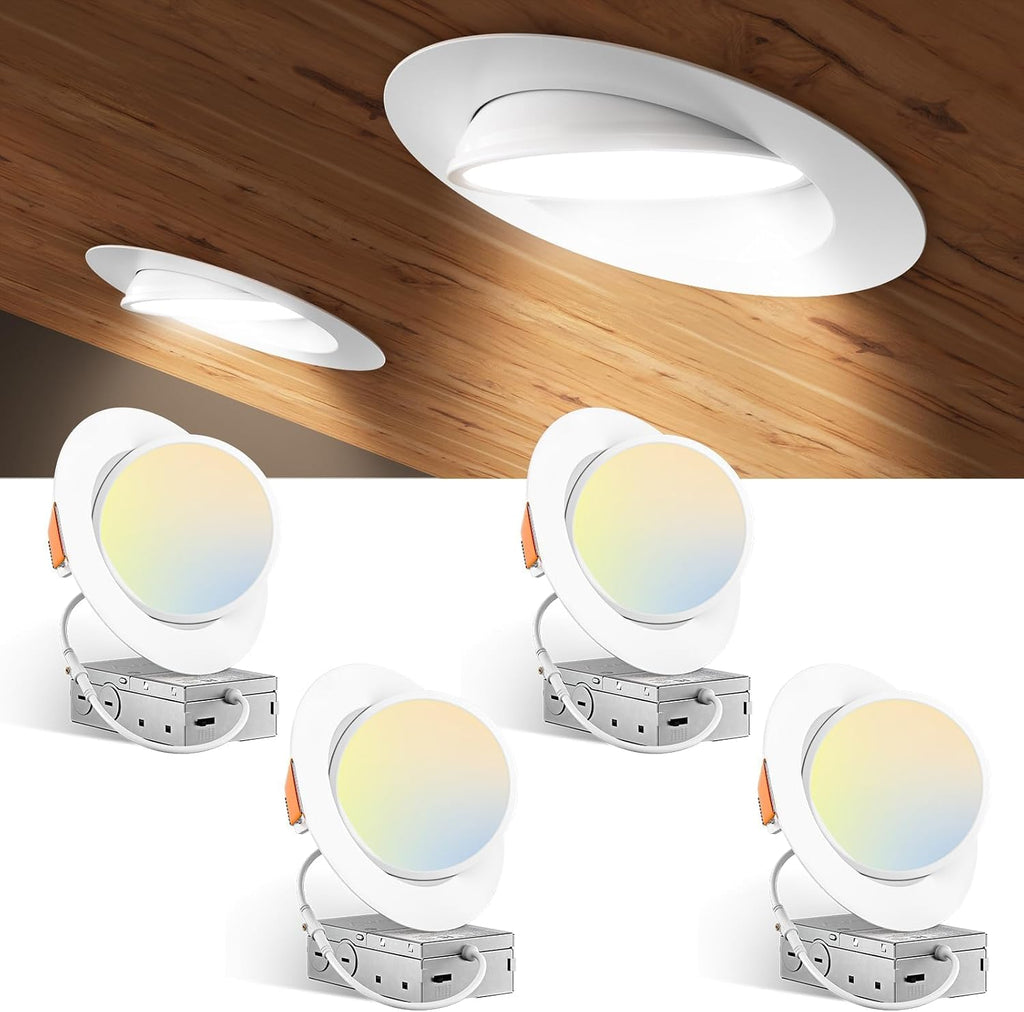 6in Gimbal Recessed Light 5CCT