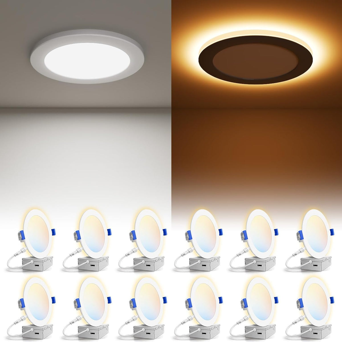 6in Recessed Light 5CCT 1080LM