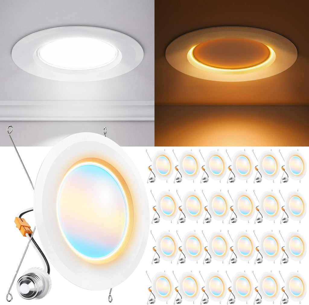 6in Recessed Light 5CCT Night Light