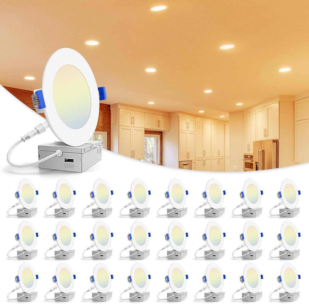 4in Recessed Lighting 5CCT 810LM