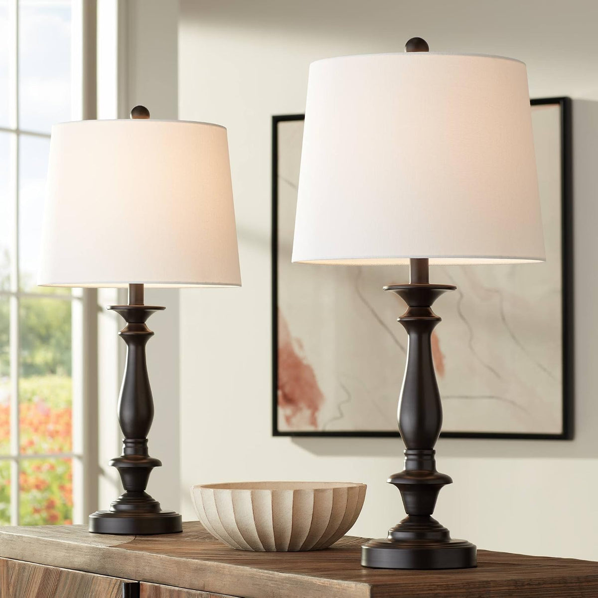 26in Table Lamps Set of 2