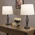 Home Spiral Cage Table Lamps Set of 2