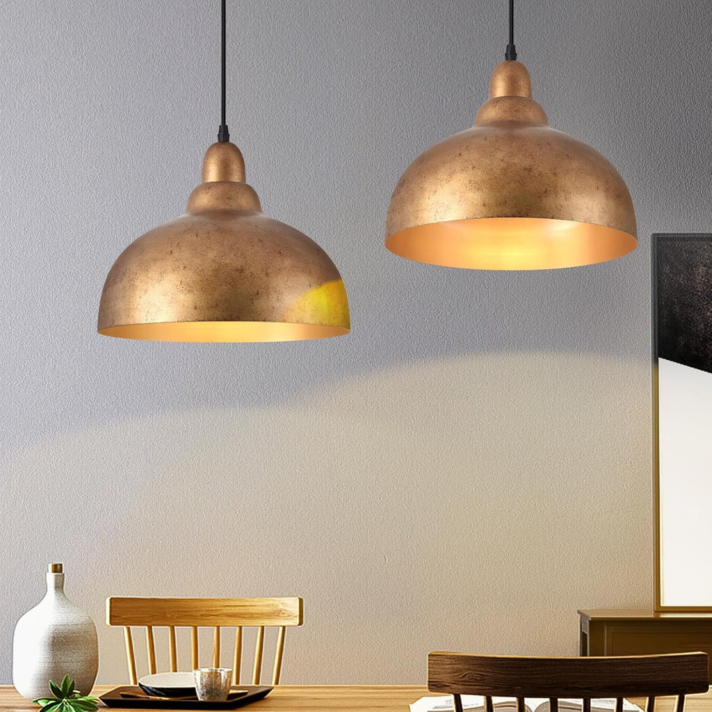 11.8in Copper Dome Pendant Light