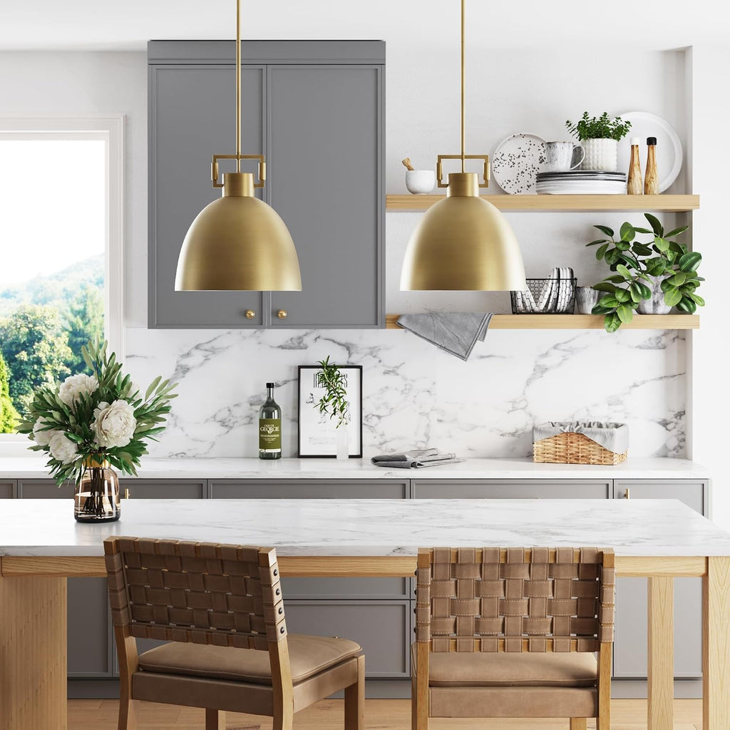 Brass Dome Pendant Light