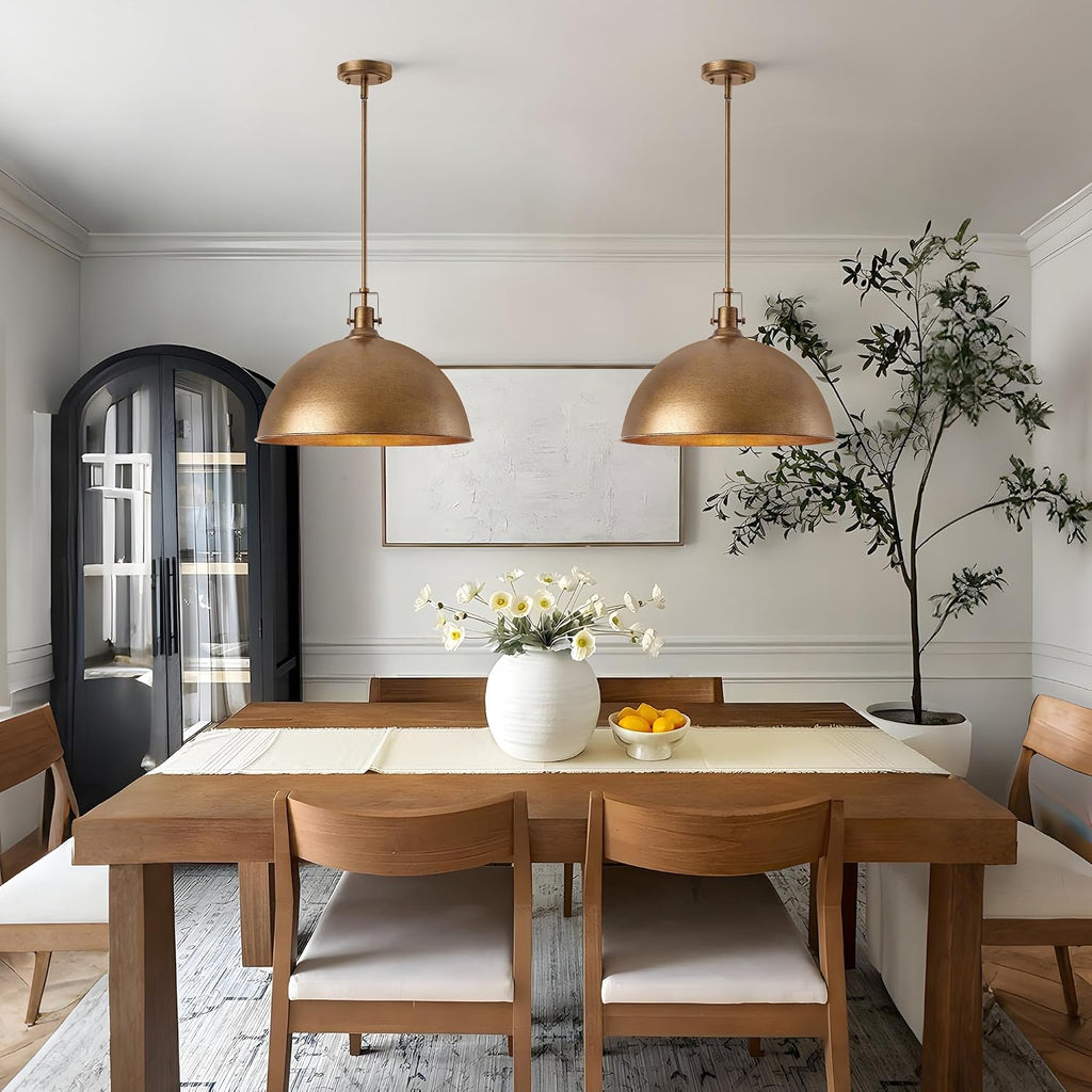 17.7in Antique Dome Pendant Light