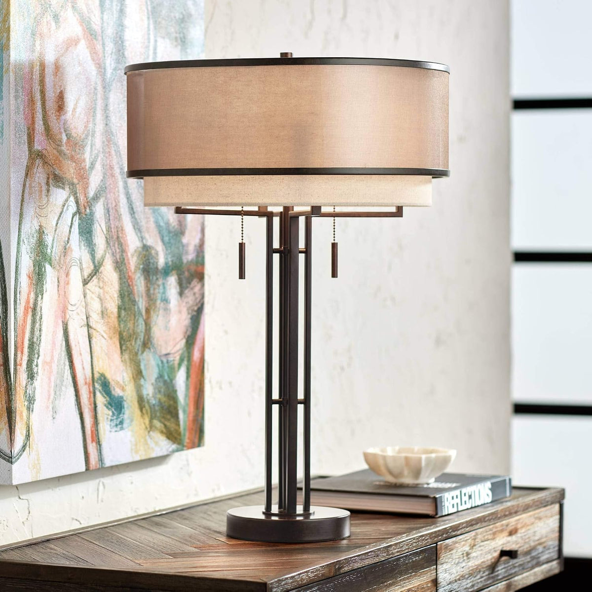 27.5in Industrial Table Lamp