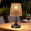 Rattan Cordless Table Lamp