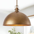 17.7in Antique Dome Pendant Light