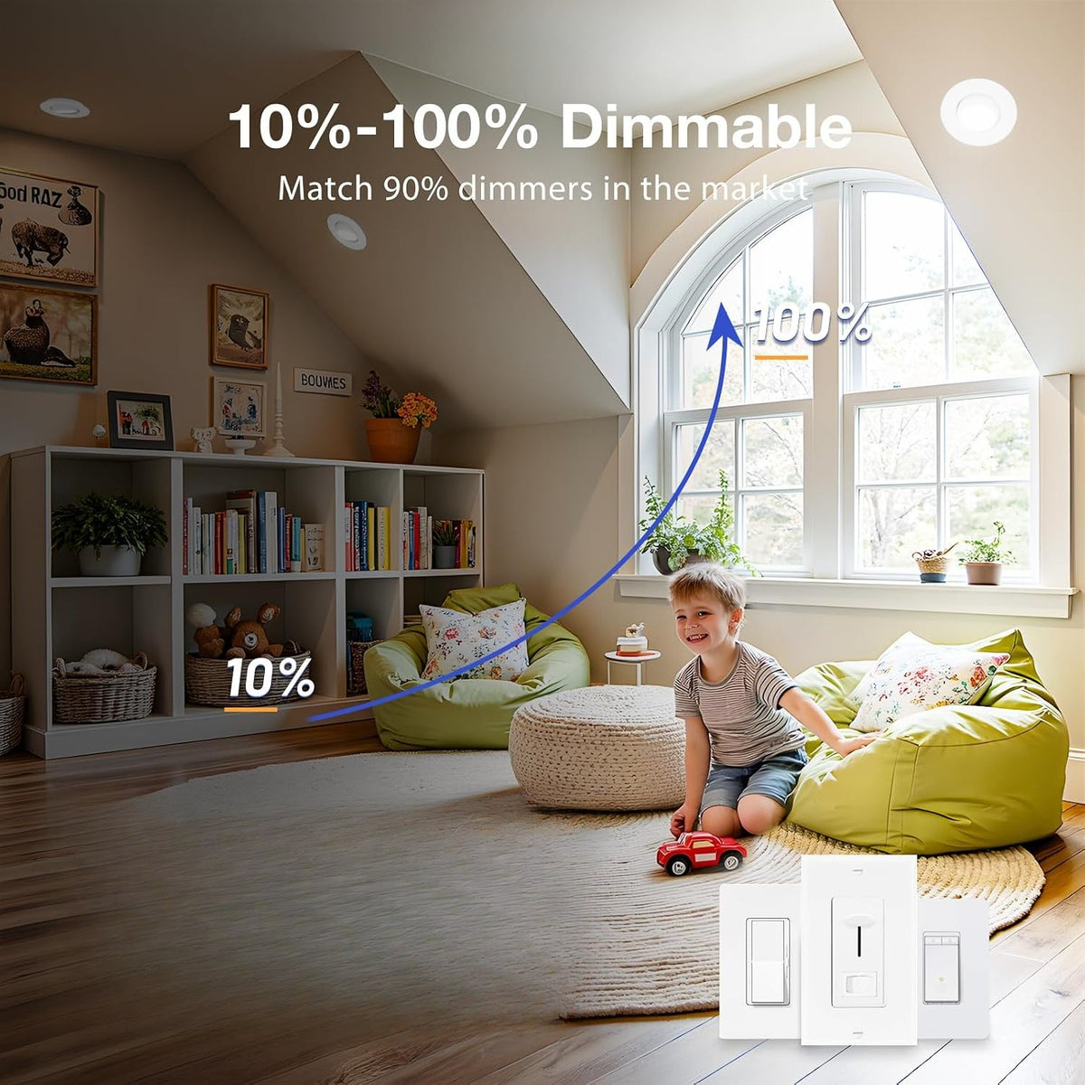 6in Gimbal Recessed Light 5CCT