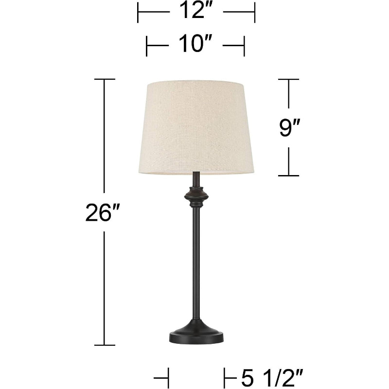 26in Buffet Table Lamps Set of 2