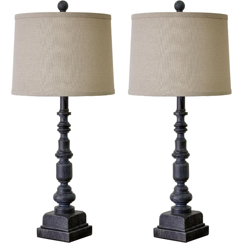 27.75in Farmhouse Lamps Set of 2